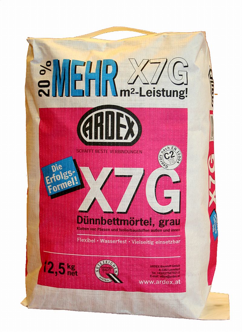Клей плиточный ARDEX X7G C2TES1, 25кг
