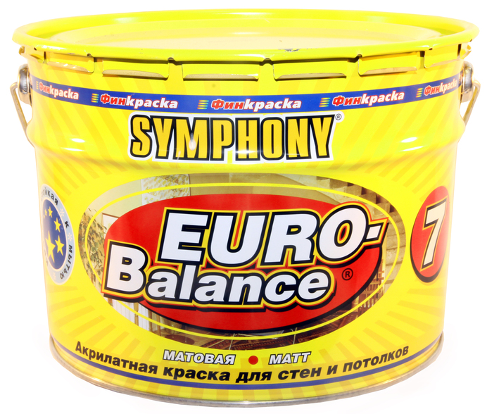 Краска SYMPHONY Euro Balance 7 мат. (А) 9л.