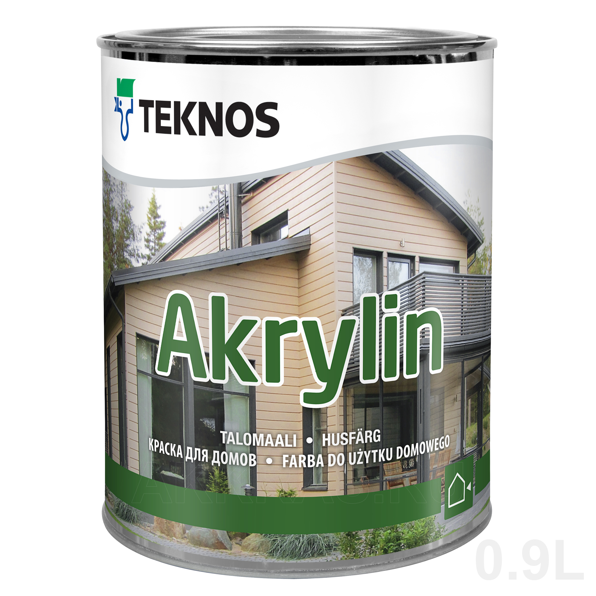 Краска TEKNOS Akrylin  PM1  - 0.9л