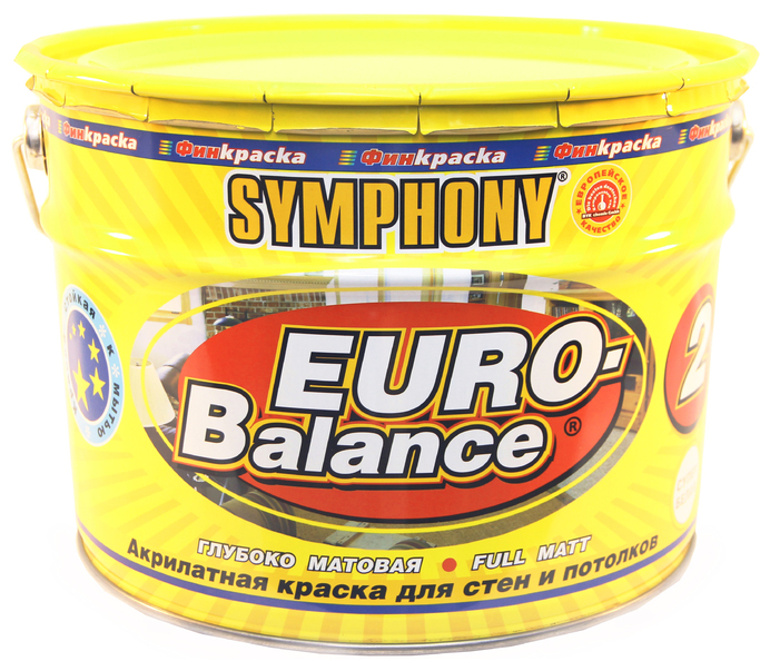 Краска SYMPHONY Euro Balance 2 мат. (А) 2.7л.