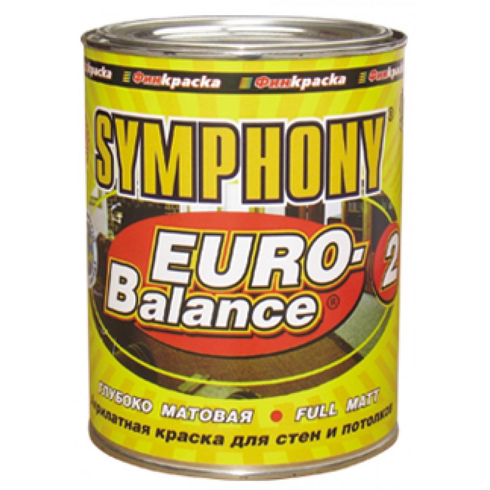 Краска SYMPHONY Euro Balance 2 мат. (А) 0,9л.
